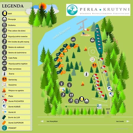 Osrodek Wypoczynkowo-Turystyczny Perla Krutyni Hotell Nowy Most Exteriör bild